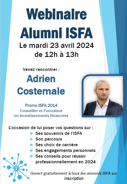 Rencontre avec Adrien Costemale [ISFA2014]